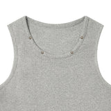 Ake Studded Sleeveless Gray