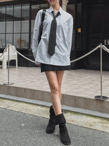 Kenin incision cargo miniskirt