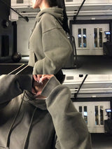 [BELLIDE MADE] REAL PIGMENT LOOSE-FIT HOODIE