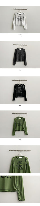 ピア―スティッチロングスリーブtシャツ