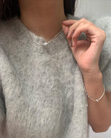 (silver925) シルキービーンネックレス *silver