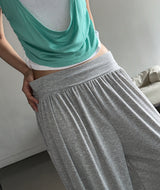 Relaxie Harem Yoga Ribbed Capri Pants 3color
