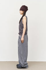 Pass Linen Striped Pants