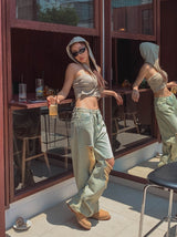 Dura Yellow Demi Denim Pants