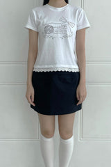 リボンフェンスTシャツ