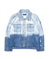 BBD Utopia Bleached Custom Raglan Denim Jacket (Blue)