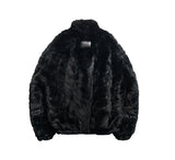 [PREMIUM/MADE] Oblique two-way fur jacket