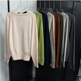 Loosefit v neck knit(8color)
