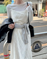 Ploa lace long dress