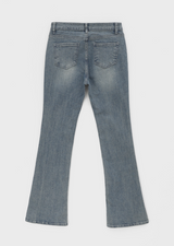 [B-DENIM] ロースリムブーツカット 037