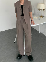 String Two-tuck Summer Slacks