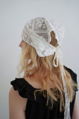 Crochet lace scarf
