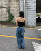 Brush strap pants