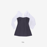 Serine Off Shoulder Shirt Dress
