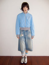Blue starfish hot diamond cardigan jacket