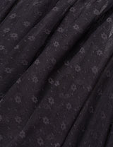 フラワー メッシュ ドレス(CHARCOAL)