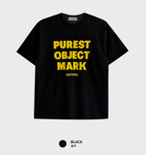 Look Number Purest Lettering Print Overfit Short Sleeve