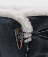 Mist 0035. Toggle Button Fur Boots - 2colors