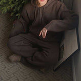 ASCLO Maison Knit Hood Zip Up & Pants (7color)