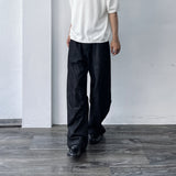 Mineral Grey Relaxed Full-Length Pants