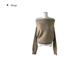 Midden Loose Off-Shoulder Knit 