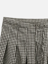 Preppy Vintage Check Skirt (2c)