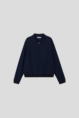 Seersucker Zip-up Jacket