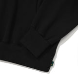 Orion patched hoodie / Black