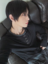 Rookies Buckle Layered Long Sleeve