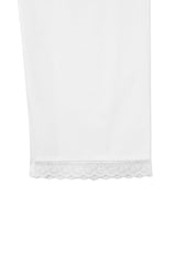 Trim lace pants_ivory