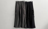 Send-banding two-pocket cargo wide pants