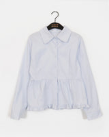 Shoulty Frill Collar Blouse Shirt
