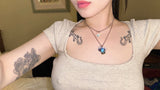 Trippy mushroom necklace.06 (5color)