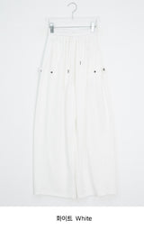 [unisex] Chiha Side Snap Wide Banding Sweatpants