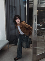 Rudy Suede Crop Jacket