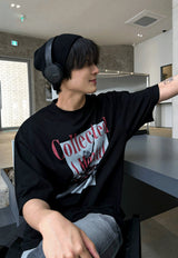 メンタルグラフィックオーバーサイズTシャツ
