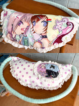 UnsocialNightXオリガエルコラボプリントパッチワークかわいい痛バッグ