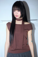 ティラストライプ2wayTシャツ