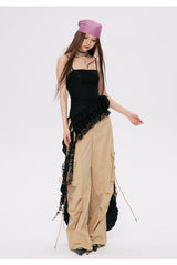 Eyelet Lace Frill Camisole Top