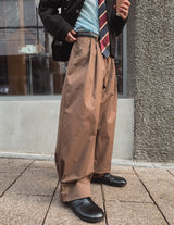 Ber Side Tuck Wide Pants