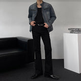 DV patch incision washing jean jacket