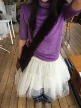 Swan Chiffon Skirt (2 Colors)