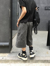 Loop Pocket Washed Bermuda Shorts 3C