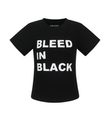 [mnem] Bleed in Black Tee (black)