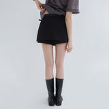 [Apid] Short Pants Skirt Belt Set -3color