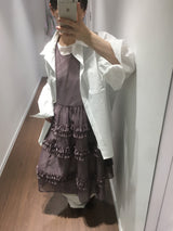 YWD チュールロングドレス (3color)