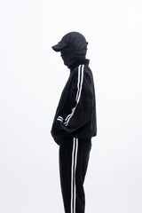 Stua Velour Velvet Set-Up Zip-Up
