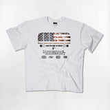 US ユージュアルシンボルオーバーフィットTシャツ - 4COLOR