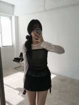 See-Through Long Sleeve Tee