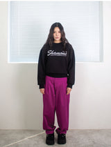 26ss SHAMONE エンブロイダリースウェットシャツ 2color
